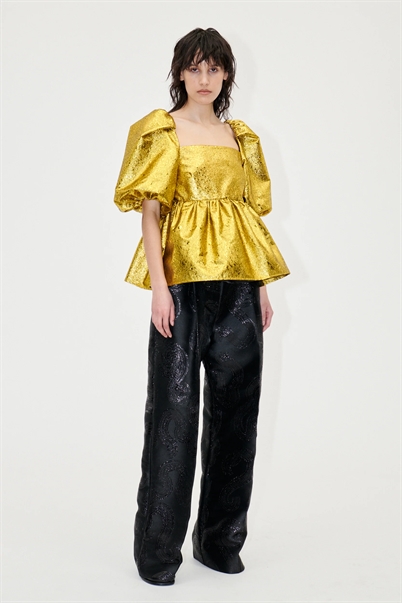 Stine Goya Kinsley Bluse Luminescent Gold-Shop Online Hos Blossom