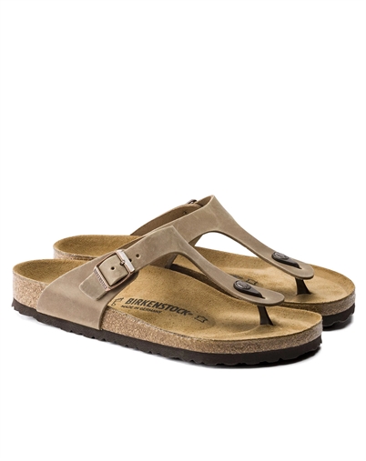 Gizeh Oiled Leather Sandal - Tabacco Brown - Birkenstock