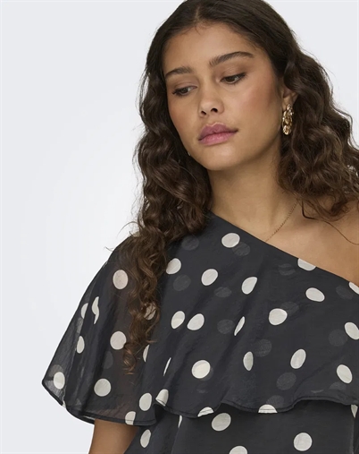  JDY - JDYFay Life One-Shoulder Top - Pristine