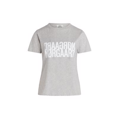 Mads Nørgaard Trenda P T-Shirt Light Grey Melange