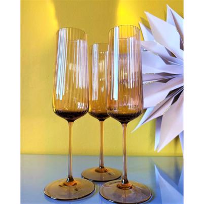 Anna Von Lipa Ripple Aperitive Glas champagne New Brown sh