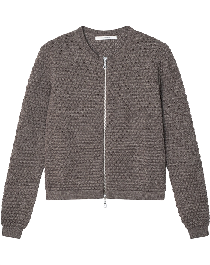 Sibin Linnebjerg - Ane Cardigan - Grizzly