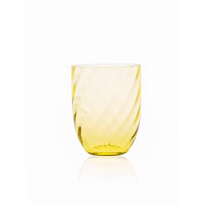 Anna Von Lipa Swirl Tumbler Glas Lemon
