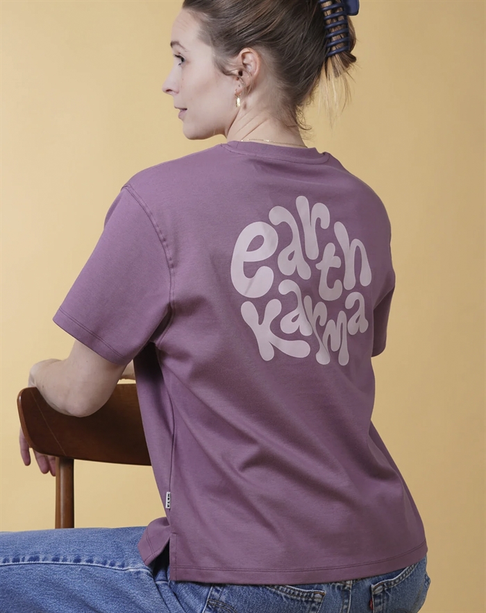 Elsk - Balance BP Interlock T-shirt - Faded Plum