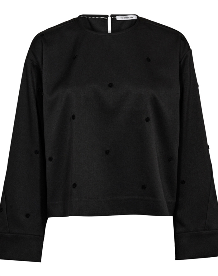 Co\'Couture - Clover CC Dot Bluse - Black