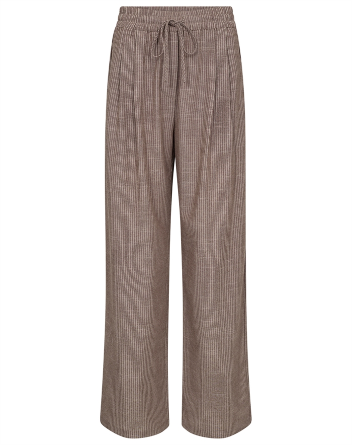 Co\' Couture - JihoCC Stripe Bukser - Brown