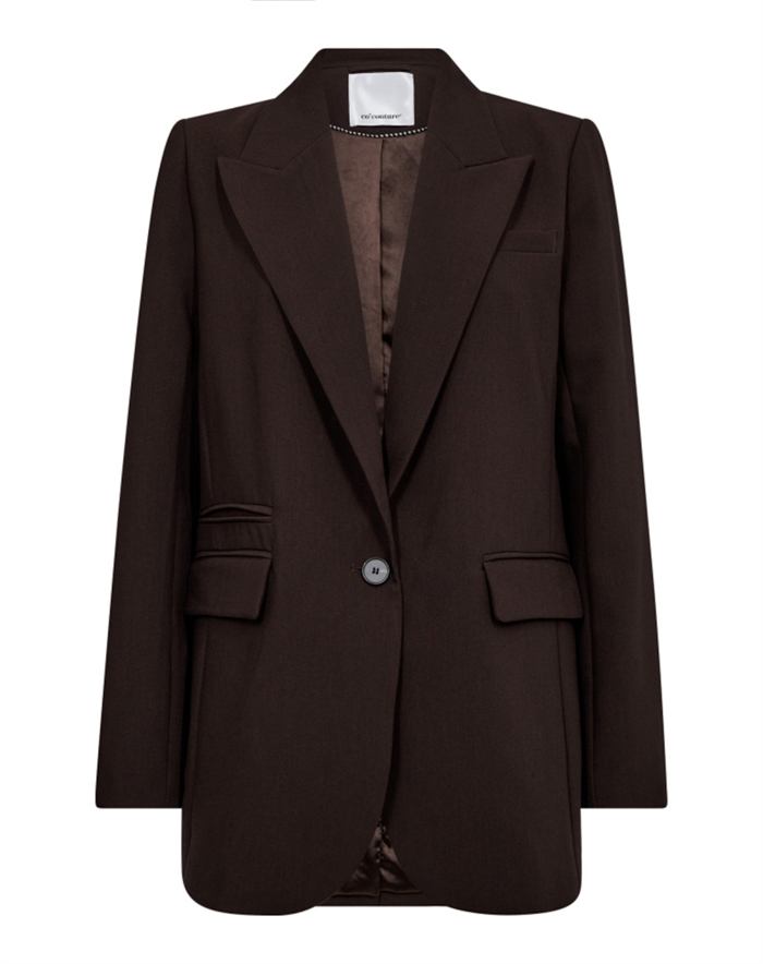 Co\'Couture - Vola CC Single Oversize Blazer - Dark Brown