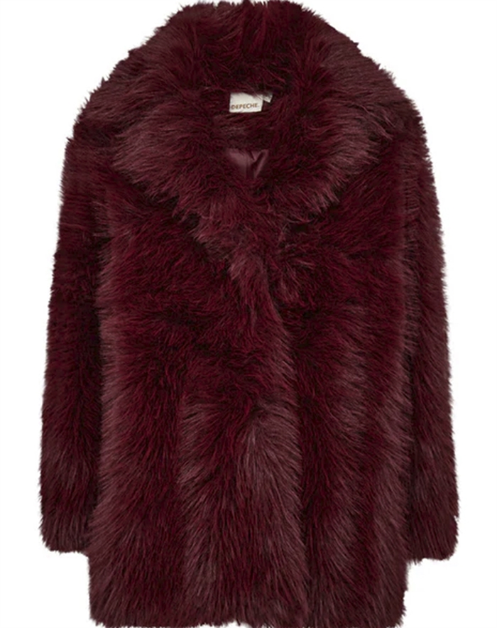 Depeche - Vera DE Fur - Burgundy