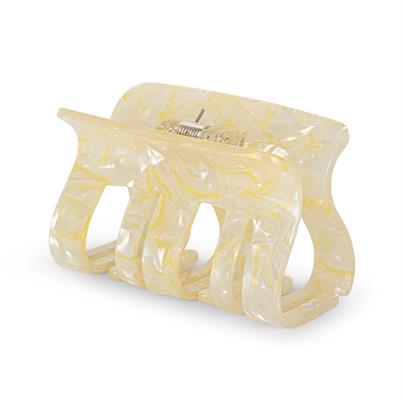 Sui Ava Fie Positive Big Hårklemme Light Yellow