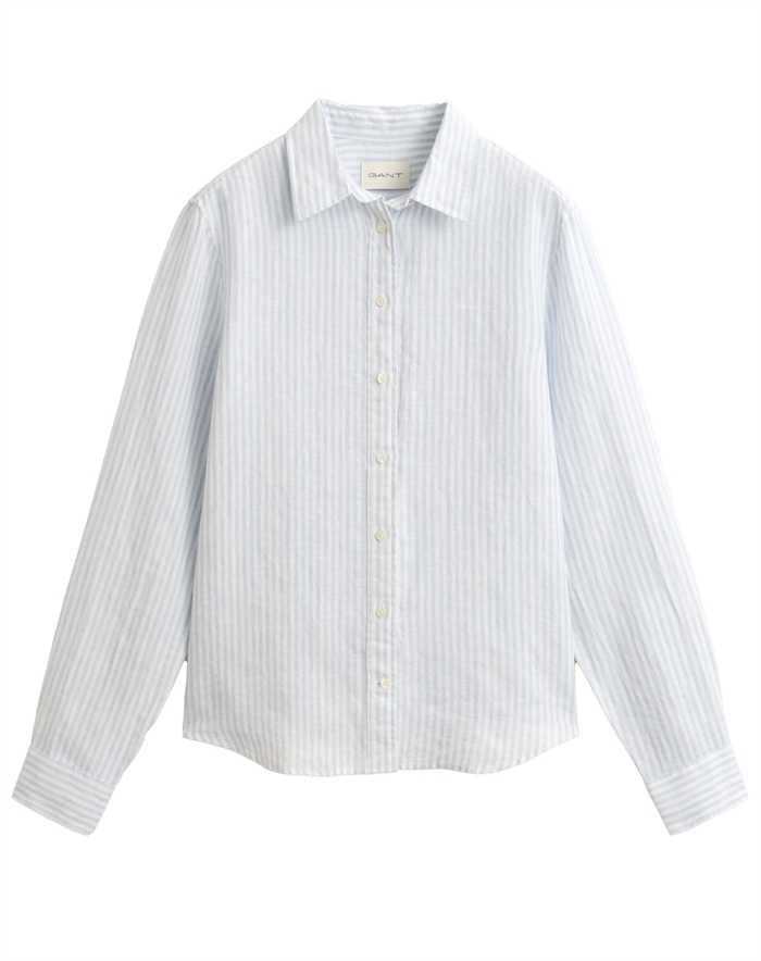 Gant - Linen Skjorte - Light Blue