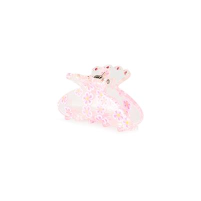 Sui Ava Hella Flower Power Mini Hårklemme Warm Pastel Pink