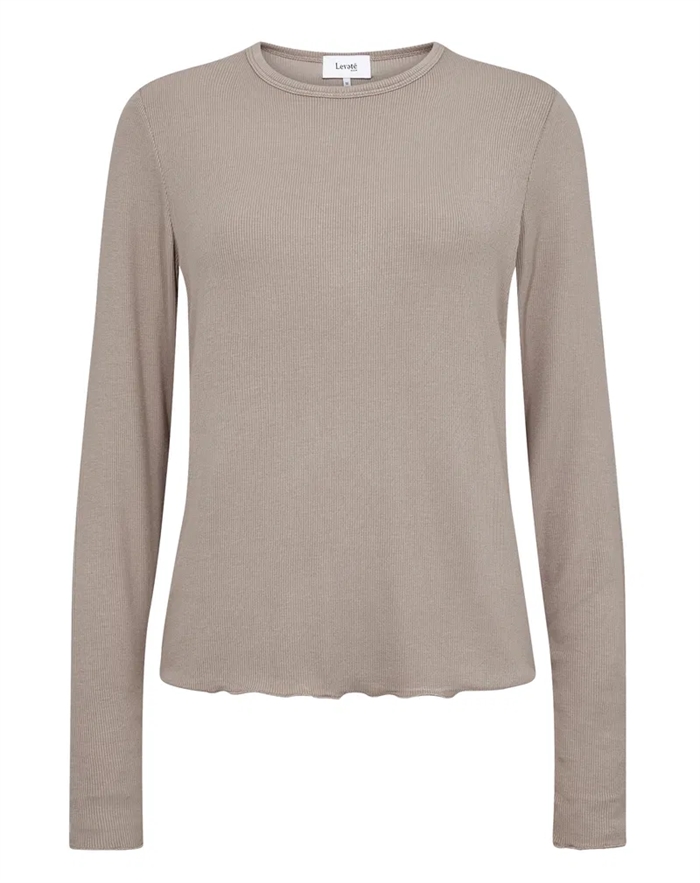 Leveté Room - Ika 4 T-shirt - Taupe Gray