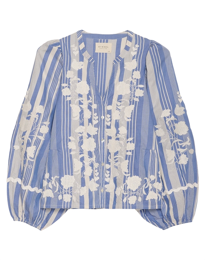 Sissel Edelbo - Juliane Top - Blue Stripes