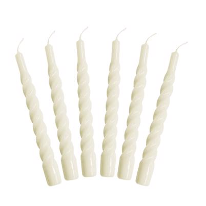 Kunstindustrien Twist Candle Lys Creme