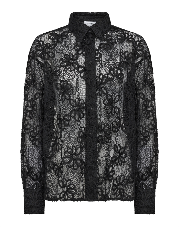  Leveté Room - LR-Olera 1 Bluse - Black