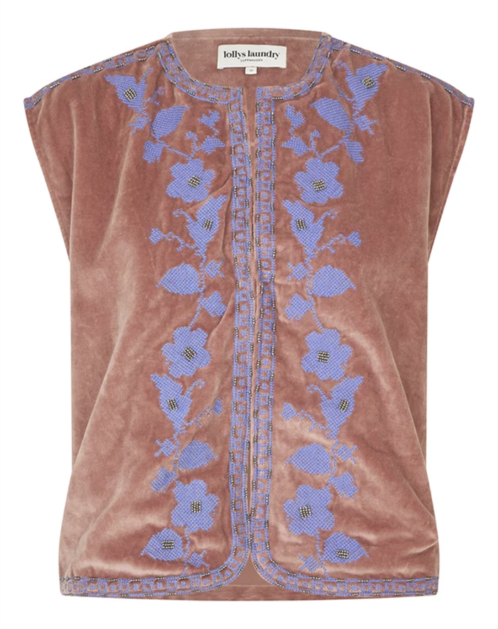 Lollys Laundry - Bin LL Vest - Dusty Rose