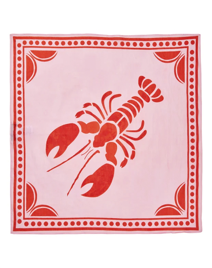 Lollys Laundry - Libby LL Lobster Tørklæde - Red