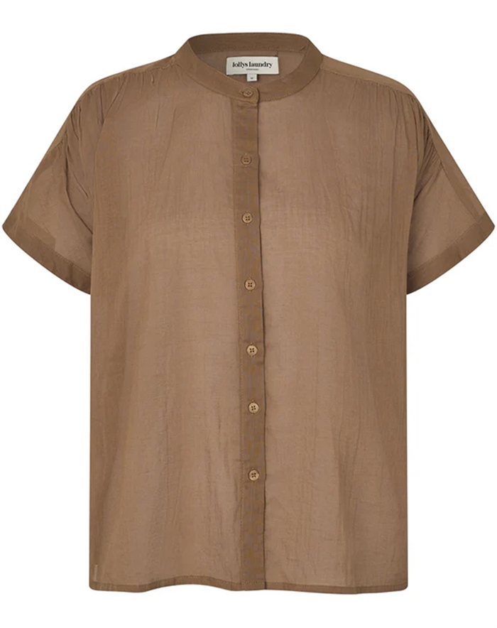 Lollys Laundry - MyaLL Skjorte - Camel
