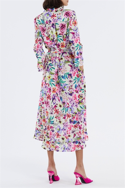 Lollys Laundry Harper Kjole Flower Print-Shop Online Hos Blossom