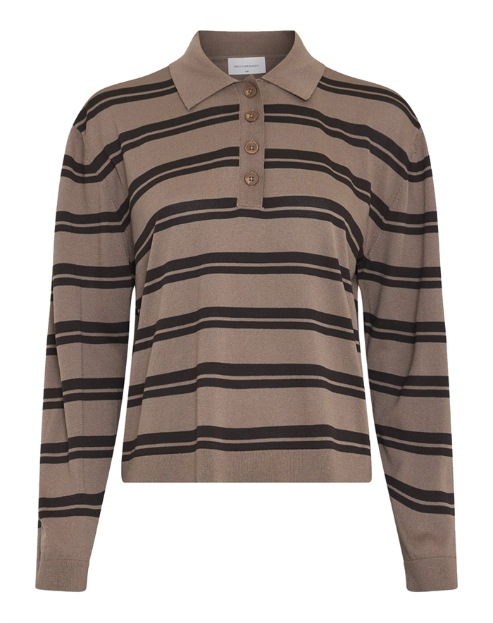 MSCH Copenhagen - MSCHTerine Pullover Polo - Mount T/Mulch