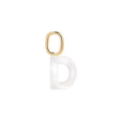 Maria Black Lucid Letter Vedhæng Guld D