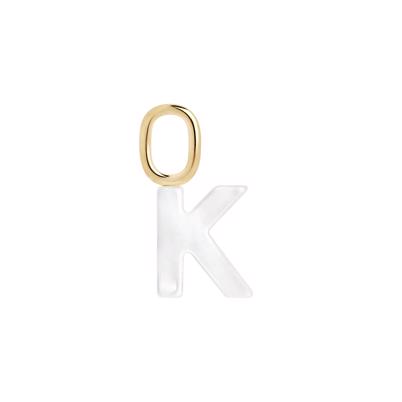 Maria Black Lucid Letter Vedhæng Guld K