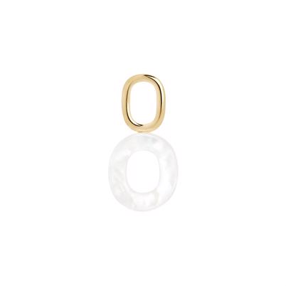 Maria Black Lucid Letter Vedhæng Guld O