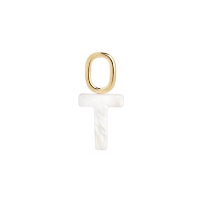Maria Black Lucid Letter Vedhæng Guld T