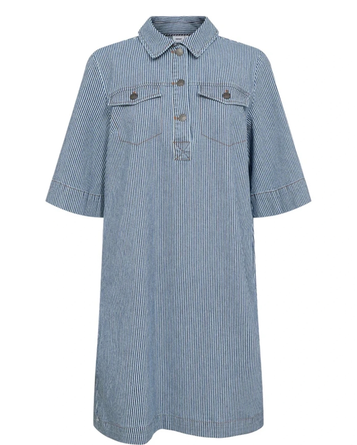 Nümph - Nuerina Kjole - Medium Blue Denim
