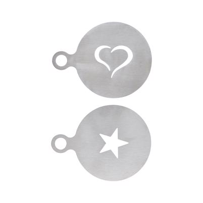 Nicolas Vahé Coffee Stencil Skabelon Silver