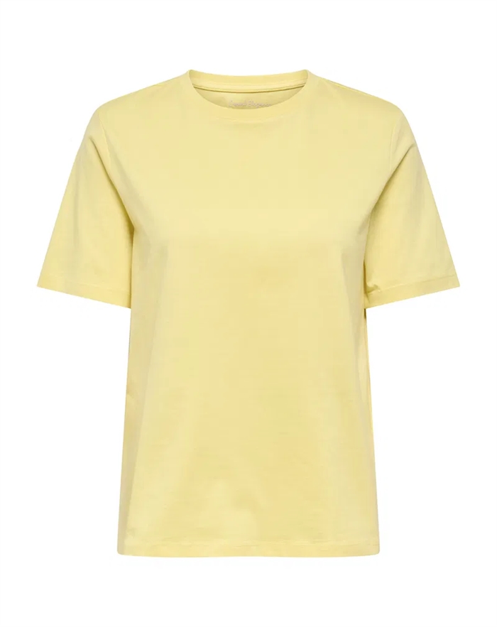 Only - ONLFreja Luxe T-shirt - Lemon Meringue