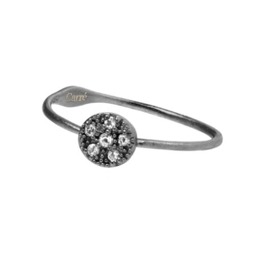 Carré Lady Luck Ring Oxideret