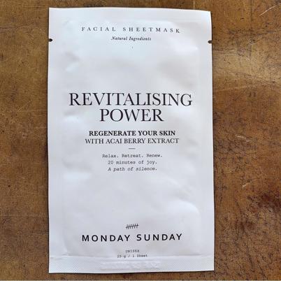 Monday Sunday Facial Sheetmask Revitalising Power