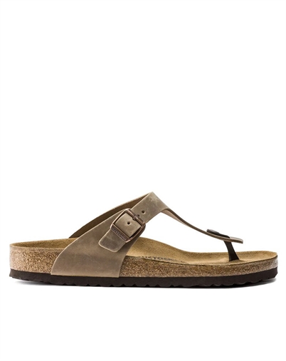 Gizeh Oiled Leather Sandal - Tabacco Brown - Birkenstock