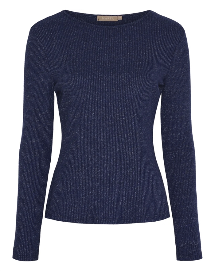  Marta du Chateau - MDCLunara Langærmet Trøje - Navy
