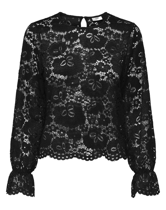 JDY - JDYLacey Lace Bluse - Sort