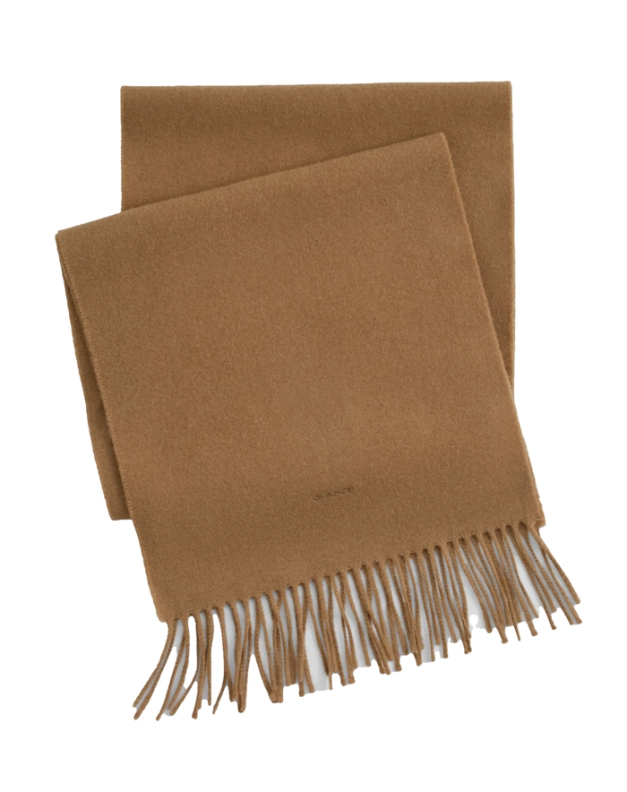 Gant - Unisex Wool Halstørklæde - Warm Khaki