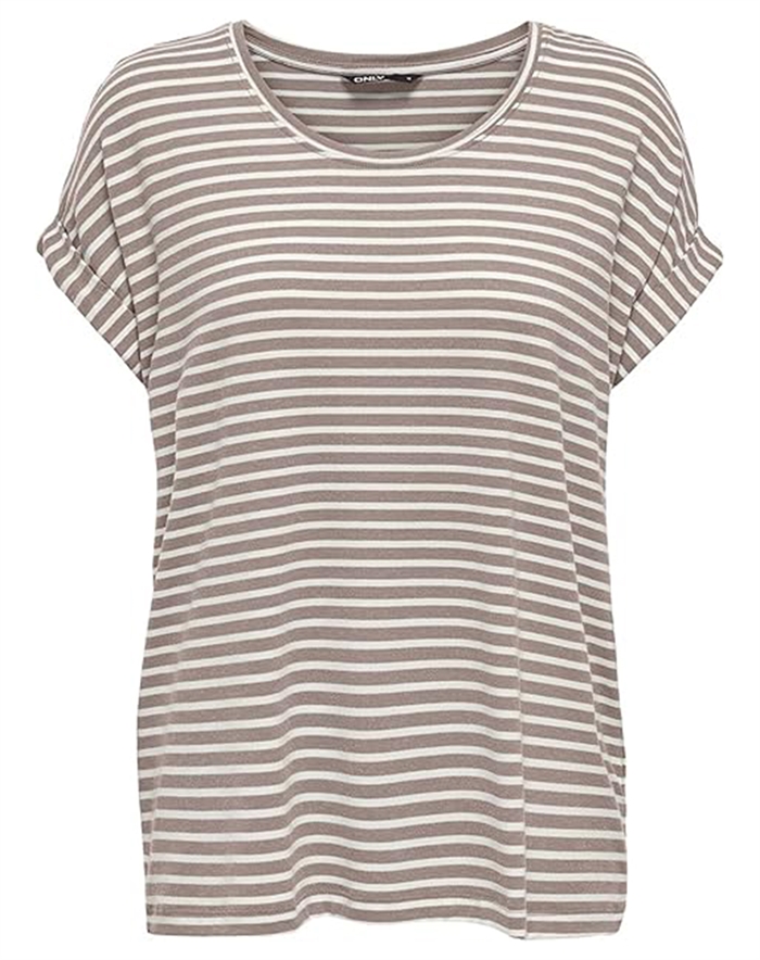 Only - ONLMoster Stripe O-Neck T-Shirt - Etherea/Cloud Dance