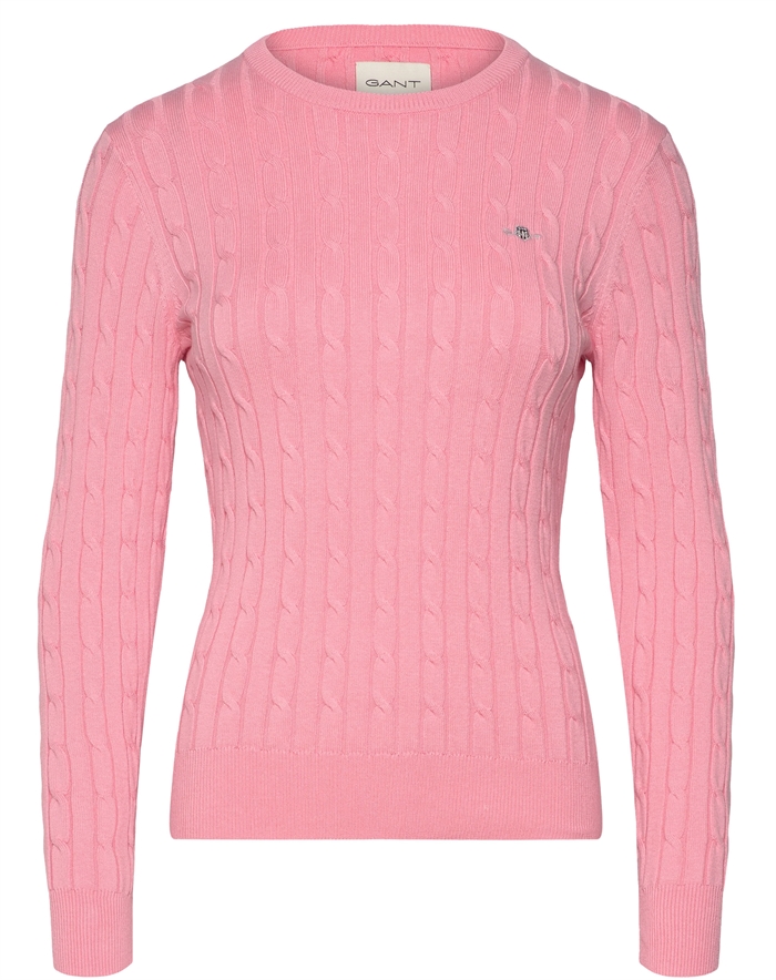 Gant - Cable Strik - Geranium Pink