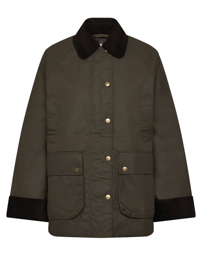 Gant - Waxed Barn Jakke - Dark Moss Green
