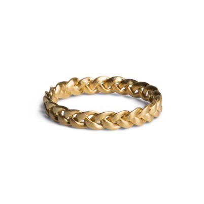 Jane Kønig Medium Braided Ring Guld