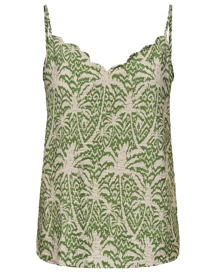 JDY - JDYTroya Life Singlet Top - Kale