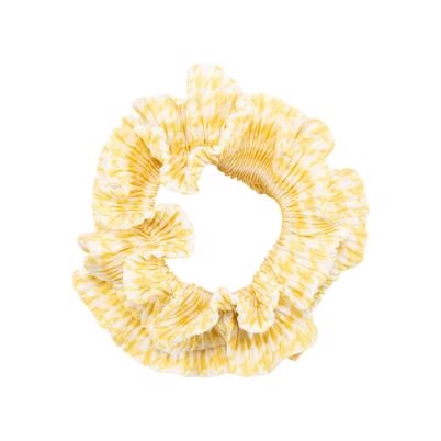 Pico Chevron Scrunchie Yellow