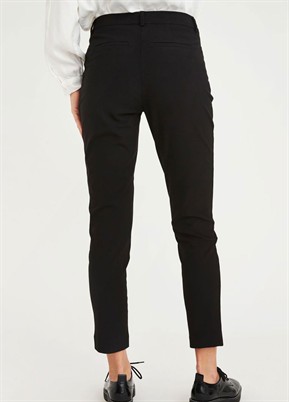 Kylie 396 Cropped Bukser - Black