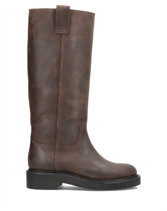 Madison Long Støvle - Brown Leather