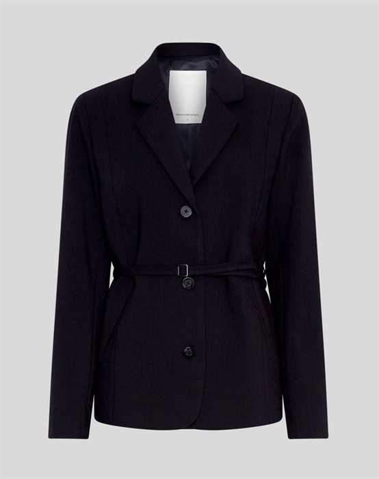 MSCHFreylia Straight Blazer - Mari Blue Mel