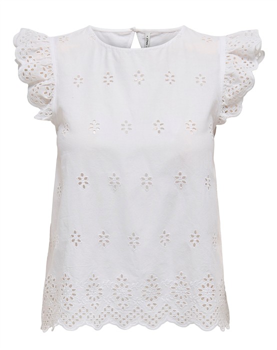 Lou Life Embroidery Open Back Top