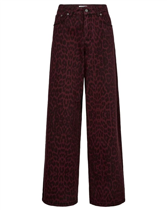 Leo CC Wide Bukser - Winered