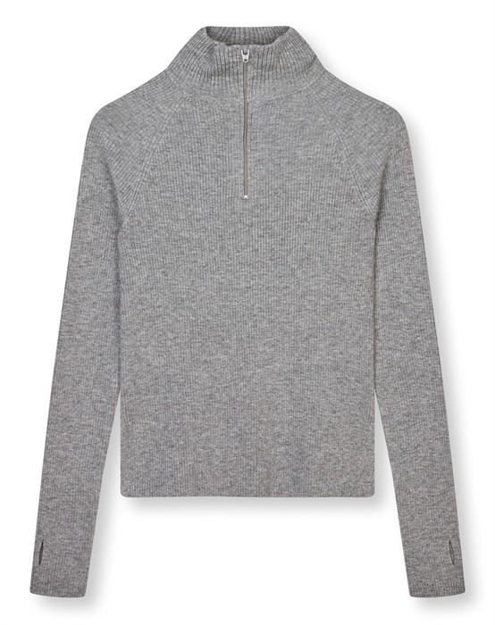 Fine Merino Ida Strik - Grey Melange 