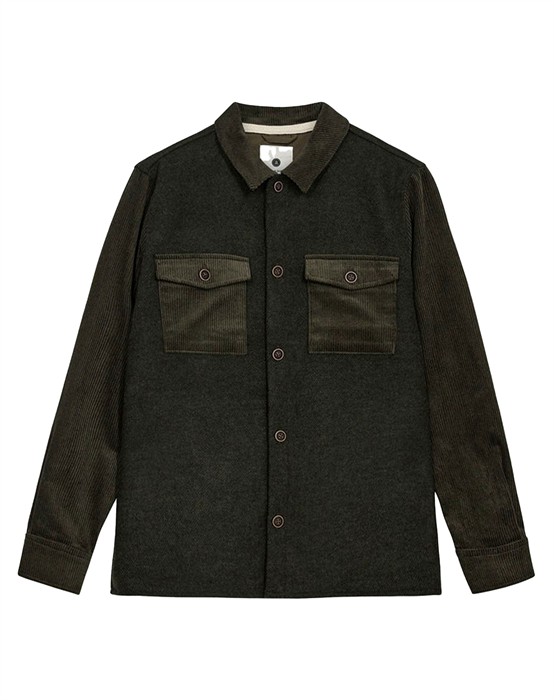 AKOscar Cord Mix Overshirt 